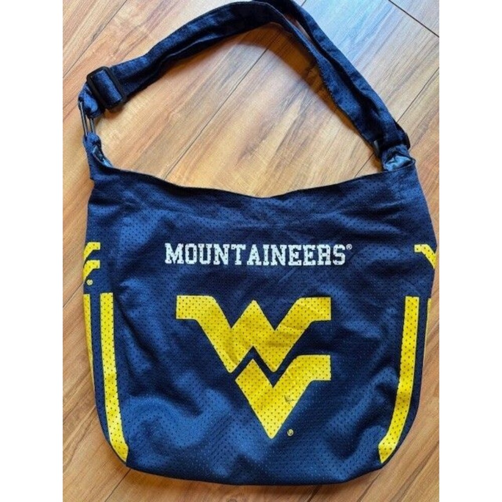 West Virginia University Football Jersey Crossbody Purse Tote‎ Shoulder Bag WVU